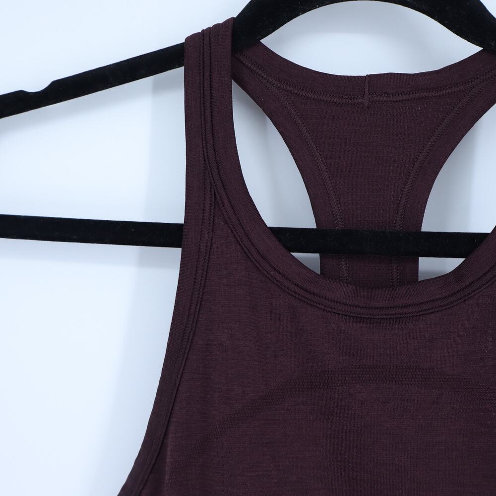 Lululemon Racerback 2.0 Swiftly Tech Tank Goodnight Plum Cropped Women's 4 - Picture 3 of 7